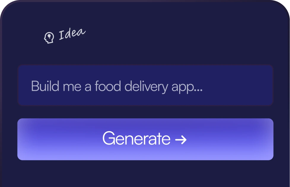 AI design generation step 1 - describe your vision illustration