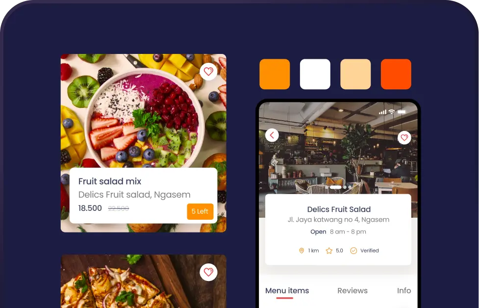 Analytics and growth dashboard visual layout