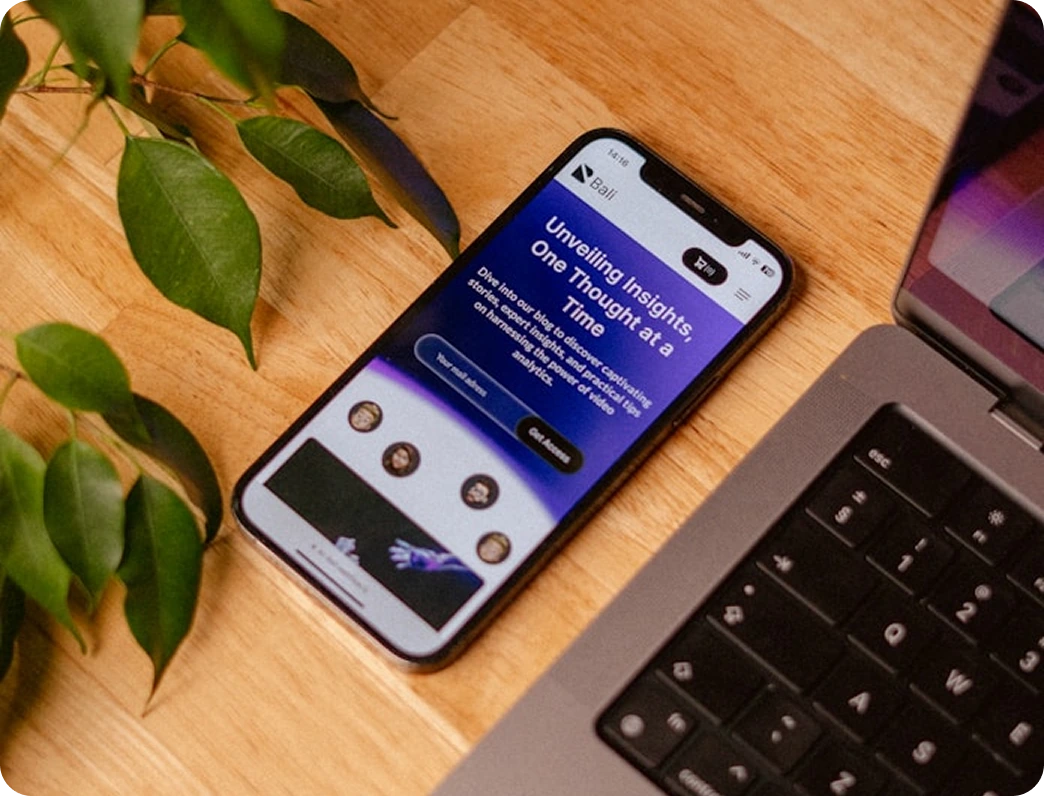 Creative AI app preview on mobile